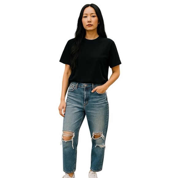 NEW BLANKNYC The Baxter Ribcage Denim Jeans sze 30 High Rise Straight Leg - Picture 1 of 14